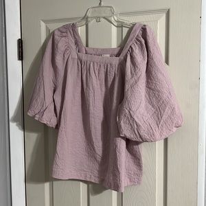 Pink puff short sleeve A New Day shirt